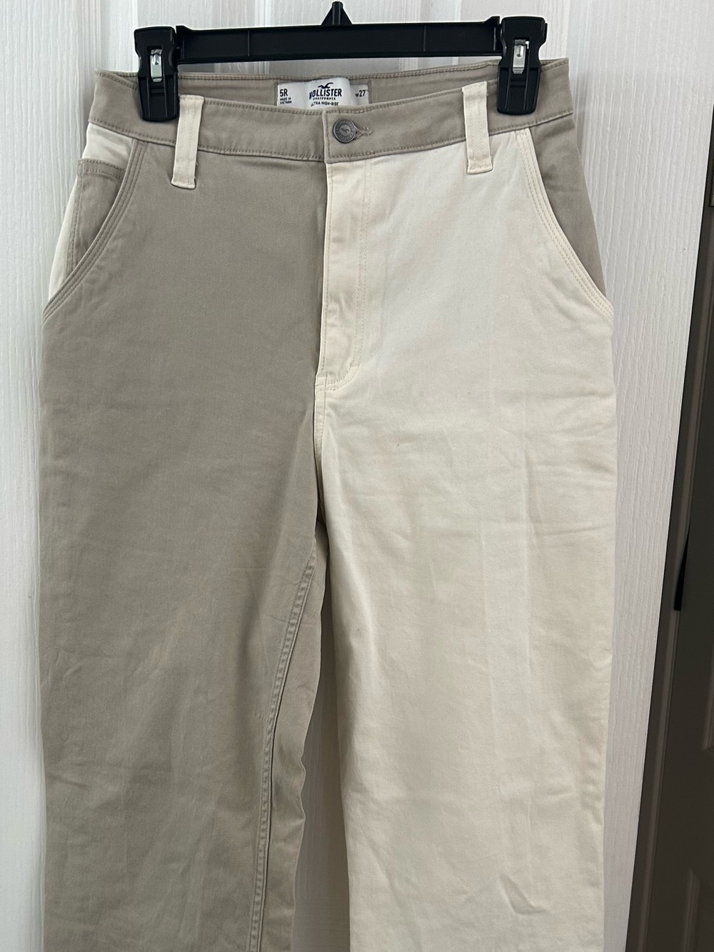 Hollister color block jeans